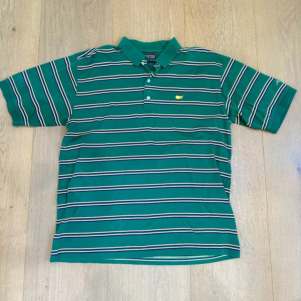 Masters Collection green polo size Large 60s Two-Ply Mercerized.